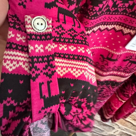 Dear Scarlett - Lizzy Top with Three Quarter Sleeves - Burgundy - XL - NWT - Picture 4 of 7